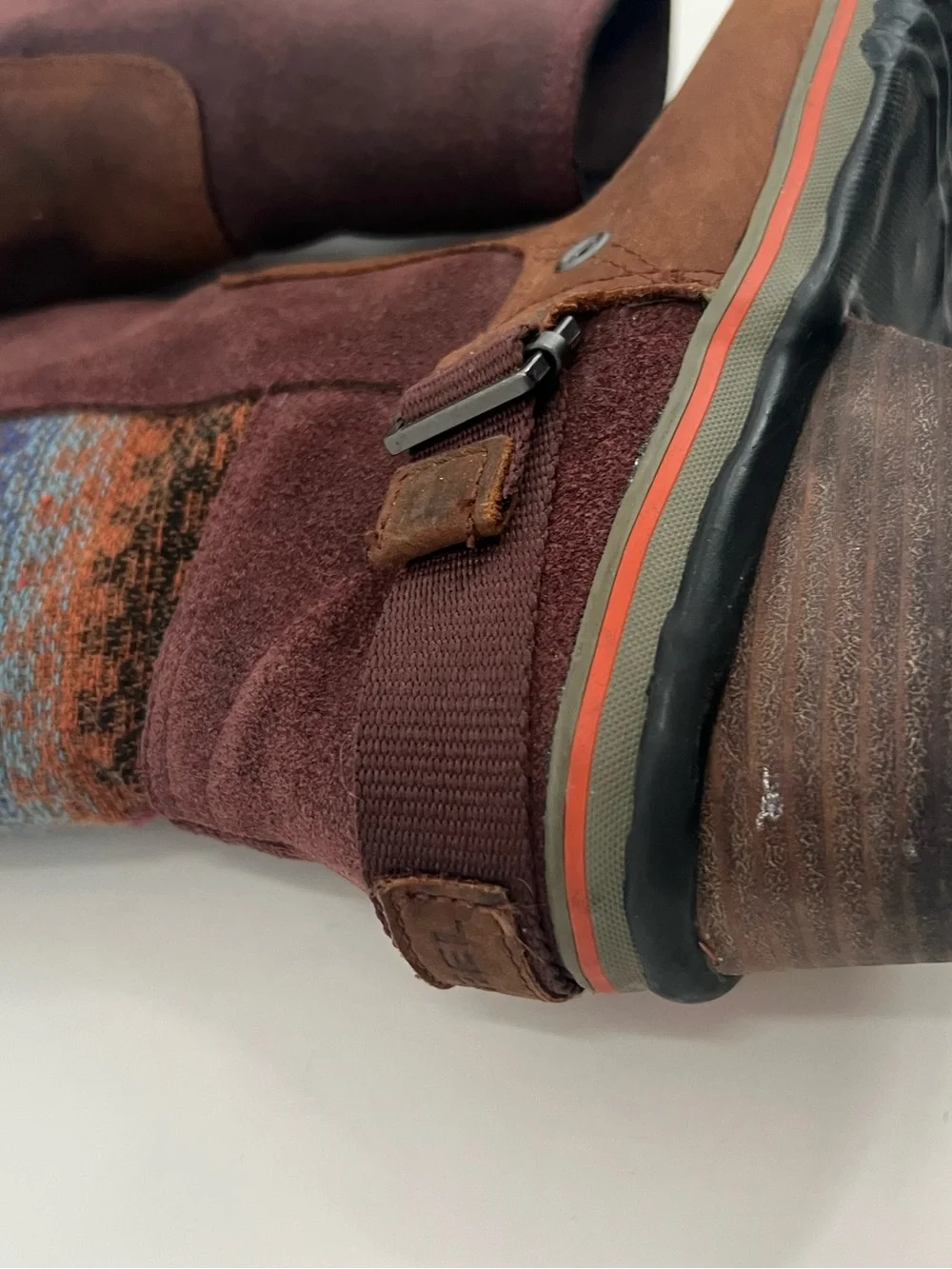 Sorel Slimshortie Madder Brown Bonfire Suede & Leather Boots